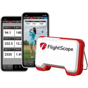 FlightScope Mevo Portable Golf Launch Monitor and Simulator | Real Time Data Includes Distance, Spin Rate, Club & Ball Speed, Vertical Launch and More - 1 of 4