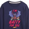 Boys' - Hot Wheels - Halloween I'm Batty For You Long Sleeve Graphic T-Shirt - 2 of 4
