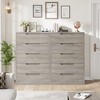 5 Dresser for Bedroom, 51" Tall Dresser, Freestanding Vertical Drawer Cabinet - 3 of 4