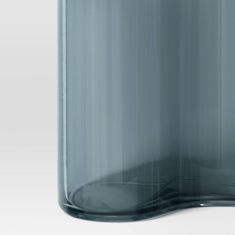 Medium Shaped Glass Vase Green - Threshold&#8482;, 4 of 7