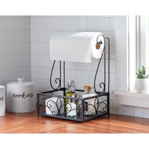 BrylaneHome Scroll Paper Towel Organizer - 1 of 1