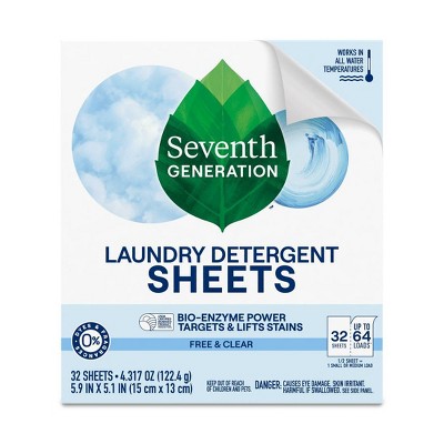 Seventh Generation Laundry Detergent Sheets Free and Clear - Thumbnail 3