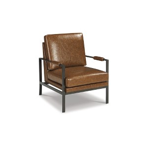 Signature Design by Ashley Contemporary Peacemaker Accent Chair  Brown - 1 of 4