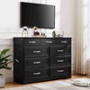 XIYUYEU 9 Drawers Dresser for Bedroom with White Pulls,Modern Chest of Drawers for Living Room - 2 of 4