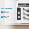 5000 BTU Window AC Unit with Remote - Cools Rooms 150 Sq.Ft, Low-Noise & Energy Saver for Bedroom, Office, Dorm - 4 of 4