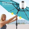 Sonkuki 7.5 ft Outdoor LED Solar Lighted Patio Market Umbrella w/ Push Button Tilt - 3 of 4