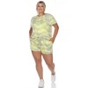 Plus Size 2 Piece Top & Shorts Lounge Set - 3 of 4