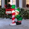 Holiday Living 4.5-FT Tall Lighted Elf at North Pole Christmas Inflatable - 2 of 3