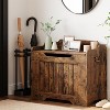 Acekool Decorative Storage Bench, Dual-Use Entryway Chest with Safety Hinge - 4 of 4
