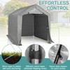 Karl Home | 6 ft. x 6 ft. Gray Portable Storage Shed - 3 of 4