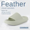 CUSHIONAIRE Feather Slides – Comfortable Cloud Cushion House Slippers for Women, Indoor Outdoor EVA Foam Foot Spa Shower Shoes, Non-Slip Arch Support - 2 of 4