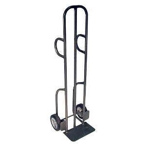 SNAP-LOC 600 lb Hand Truck Cart with Dual Handles and 8" Solid Rubber Tires - 1 of 2
