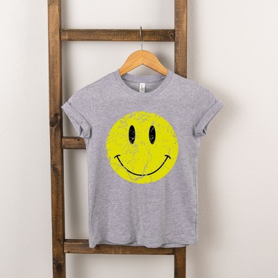 The Juniper Shop Distressed Smiley Face Youth Short Sleeve Tee