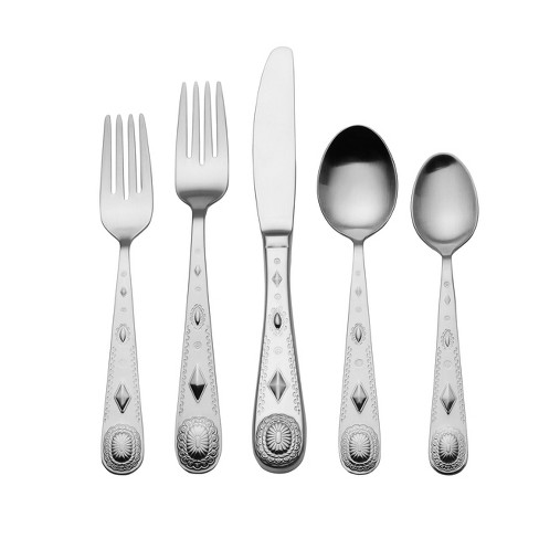 Wallace Taos 45-piece Stainless Steel Flatware Set, Service For 8 : Target