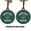 Adams State University Grizzlies Logo Aluminum Holiday Christmas Tree Ornament - 3 of 4
