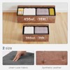 MAYEERTY 43in Foldable Storage Ottoman Foot Rest Stool Synthetic Leather Thicker Foam Seat - 2 of 4