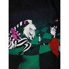 Beetlejuice Animated Characters Short Sleeve Black Adult Button-Down Shirt-XXL - 3 of 4