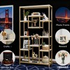 Gulches 71" Tall Modern Bookcase, 11-Tier Display Shelf - 4 of 4