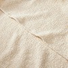 Textured Knit Throw Blanket with Corner Tassels Cream/Natural - Hearth & Hand™ with Magnolia: Cotton, Machine Washable, 50x60" - 3 of 3