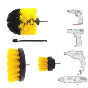 Smart Tech Powerful 22/3Pcs Electric Drill-Brush Kit for Effortless Carpet, Bathroom, Surface, Tub, Furniture, Shower, Tile, and Tires Cleaning - 1 of 4