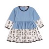 The Pink Picket Fence Penny Penguin Twirl Dress for Girls – 100% Cotton Long Sleeve Play Dress – Hand-Painted Penguin Print - 2 of 4