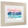 Trademark Fine Art Jennifer Goldberger Indigo Sunset I Matted Framed Art - 3 of 4