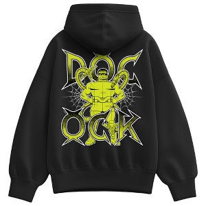 TRICK ORB SWEAT SHIRT バットウィングフーディー Women's - Spider-Man - Doc Ock Oversized Fleece Hoodie Sweatshirt