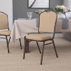 Emma and Oliver Crown Back Stacking Banquet Dining Chair - 2 of 4