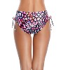 FIONECA Women Bikini Bottoms Side Tie Adjustable Bathing Suit Swimsuit Full Coverage Swim Bottom - 2 of 4