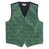 Gioberti Men's Formal 4pc Metallic Paisley Vest Necktie Bowtie and Pocket Square - 2 of 4