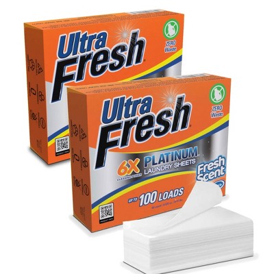Ultra Fresh Platinum 6X Laundry Detergent Sheets