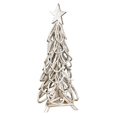 2 ft. Silver Cone Decorative Christmas Tree