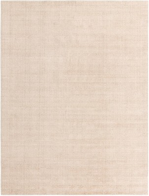 Vanilla Bean Hand-Knotted Wool Rectangular Area Rug