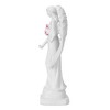 Techko Maid ABS Resin Guardian Angel Statue: Waterproof, Hand Painted, Solar-Powered Spotlight, Patio Decor - 3 of 4