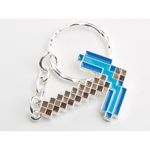 Jinx Inc Minecraft Diamond Pickaxe Metal Keychain Target