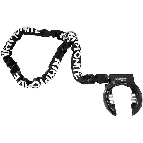 Kryptonite Ring Wheel Lock W/ Plug-in Chain 5.5mm 120cm Chain