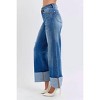 Women's Retro Wide Leg With Cuff Jeans - Judy Blue - 4 of 4