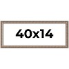 PosterPalooza | Panoramic Ornate Gold Picture Frame - UV Acrylic, Foam Board Backing, Hanging Hardware - 2 of 4