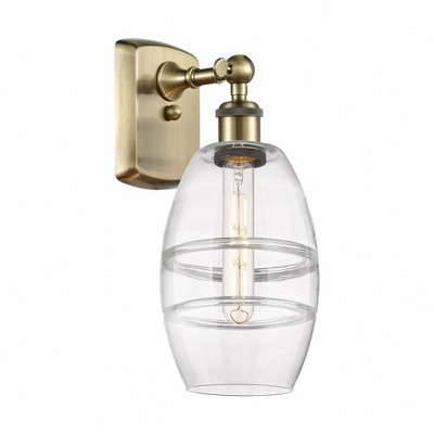 Vaz - 1 Light Wall Sconce In Industrial Style-9.13 Inches Tall and 5.88 Inches Wide