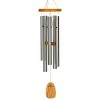 Woodstock Wind Chimes Signature Collection, Chimes of Kyoto, 25'' Silver Wind Chime KWS - image 3 of 4