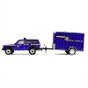 1/64 2001 Jeep Cherokee Trailer New York State Police Hot Pursuit Tow 32315-B - 3 of 4