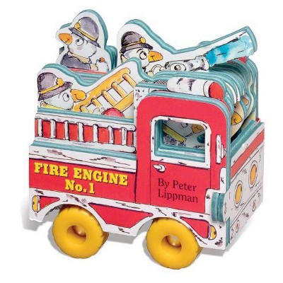 Fire Engine No. 1 - (Mini-Wheel Books) by  Peter Lippman (Mixed Media Product)