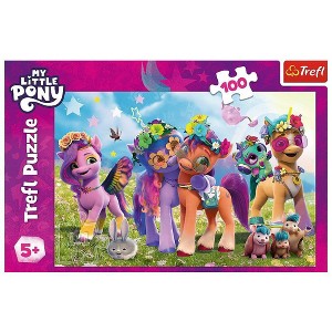 Trefl My Little Pony Funny Ponies 100pc Puzzle - 1 of 3