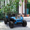 Qaba 12V Ride On Truck, 3.7 MPH Battery Powered Electric Car for Kids w/ Remote Control, 4-Wheel Suspension, Lights, Horn & Music - 2 of 4
