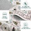 Insect Machine Washable Soft Area Rugs for Living Room, Low Pile Non Slip Bedroom Rug Under Bed Ultra-Thin Large Carpet for Dining Room - 3 of 4