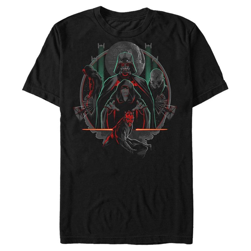 Men's Star Wars Villains of the Dark Side Circle T-Shirt, 1 of 4