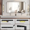Bathroom Mirror, Black Wall Mirror, Rectangle Mirror for Wall, Black Mirror for Bathroom or Bedroom - 4 of 4