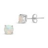 SHINE by Sterling Forever Sterling Silver 6mm Opal Studs - 3 of 3