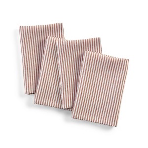 Solino Home Striped Linen Dinner Napkins | Narrow Stripe - 1 of 4