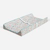 Bacati - Jungle Safari Aqua/Orange Muslin Quilted Changing Pad Cover - 2 of 4